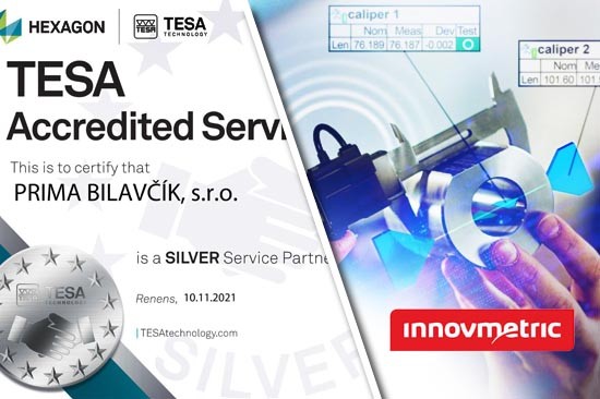 Novinka & akce-Oficiální partner pro servis TESA a software INNOVMETRIC
